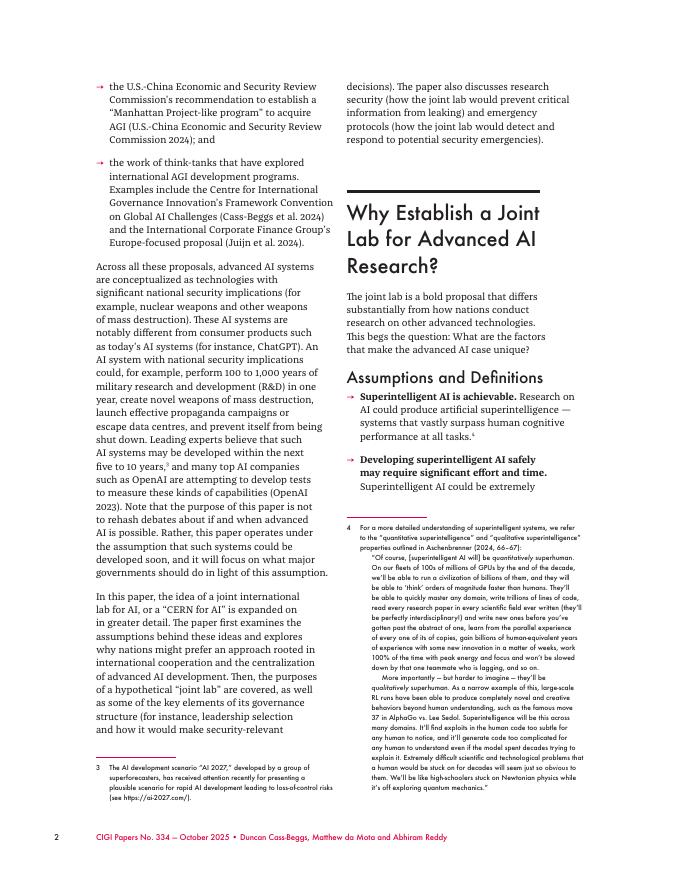 加拿大国际治理创新中心CIGI：联合国际人工智能实验室：设计考虑（英文版）_第10页