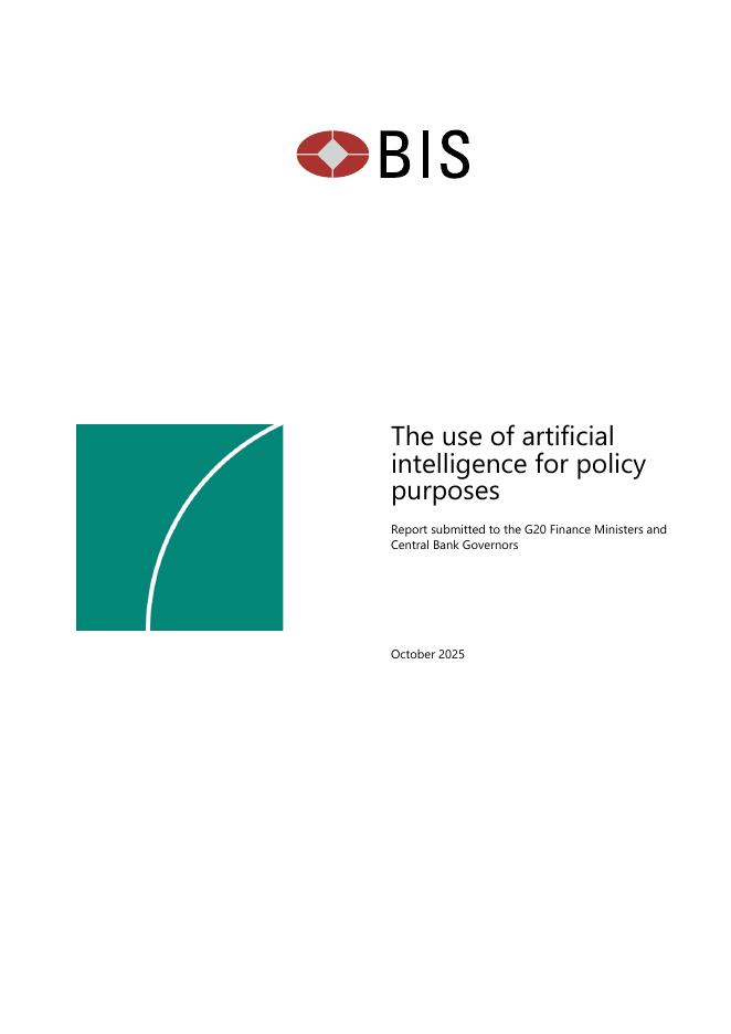 国际清算银行：将<em>人工智能</em>用于政策目的（英文版） 海报