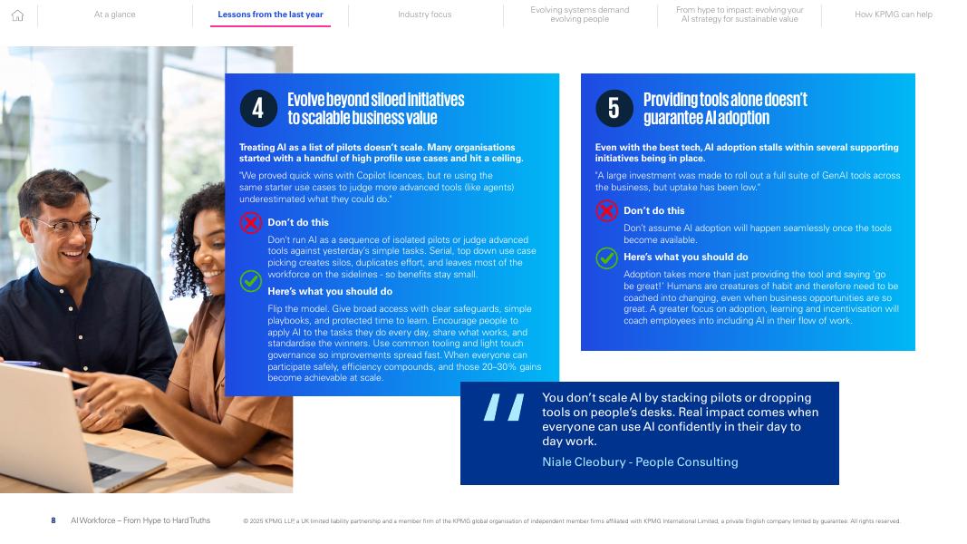 毕马威：2025年人工智能劳动力：从炒作到真相报告（英文版）_第8页