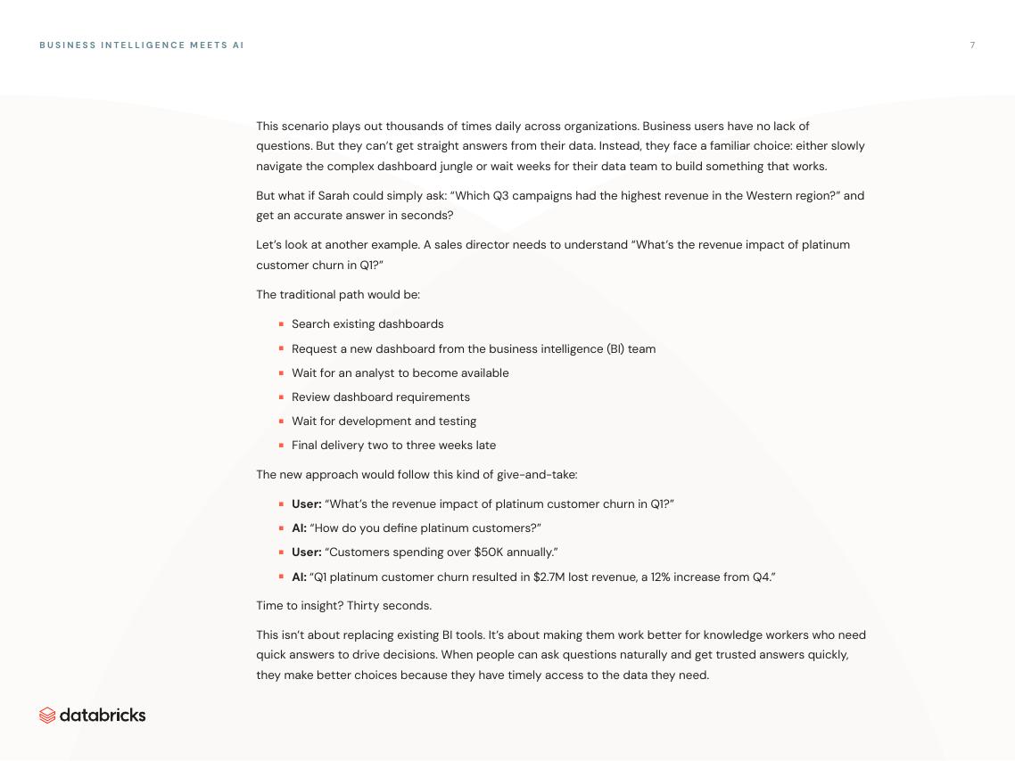 Databricks&TDWI：2025年商业智能与人工智能融合：赋能可落地的自助分析研究报告（英文版）_第7页