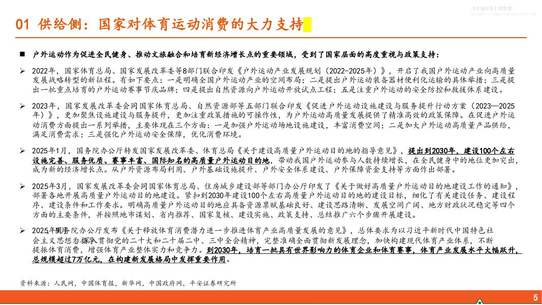 平安证券：户外运动让“多巴胺经济”动起来——情绪消费专题系列之一_第5页