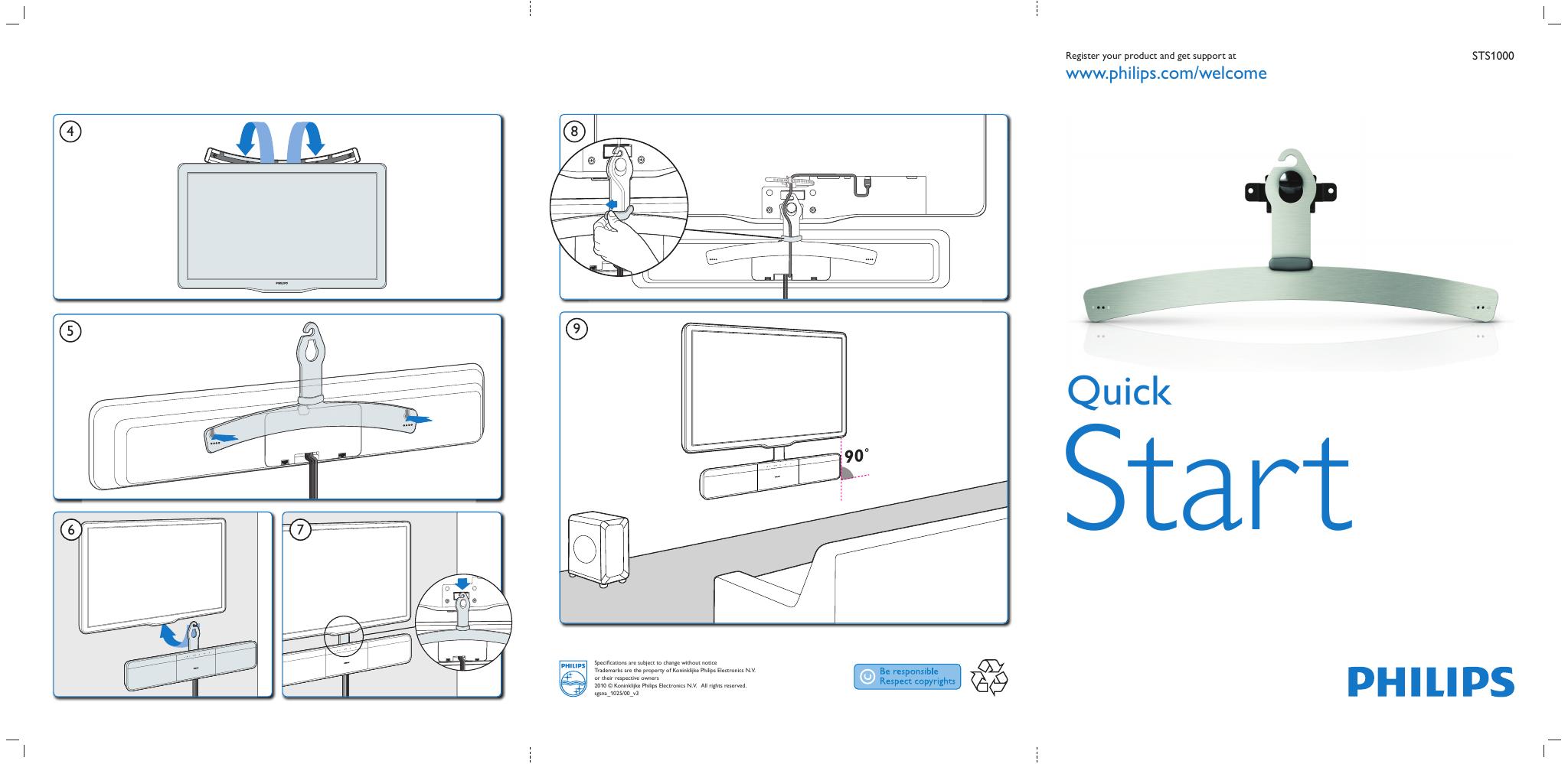PHILIPS STS1000 快速<em>入门</em>指南 海报