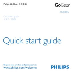 PHILIPS PI5000316 快速<em>入门</em>指南 海报