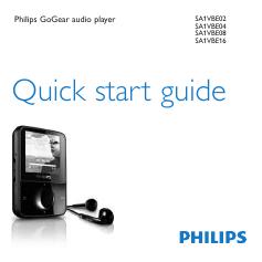 PHILIPS SA1VBE02 SA1VBE04 SA1VBE08 SA1VBE16 快速<em>入门</em>指南(英文) 海报