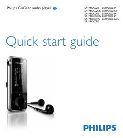 PHILIPS SA011102S SA011104S SA011108S 音频播放器 快速<em>入门</em>指南(英文) 海报