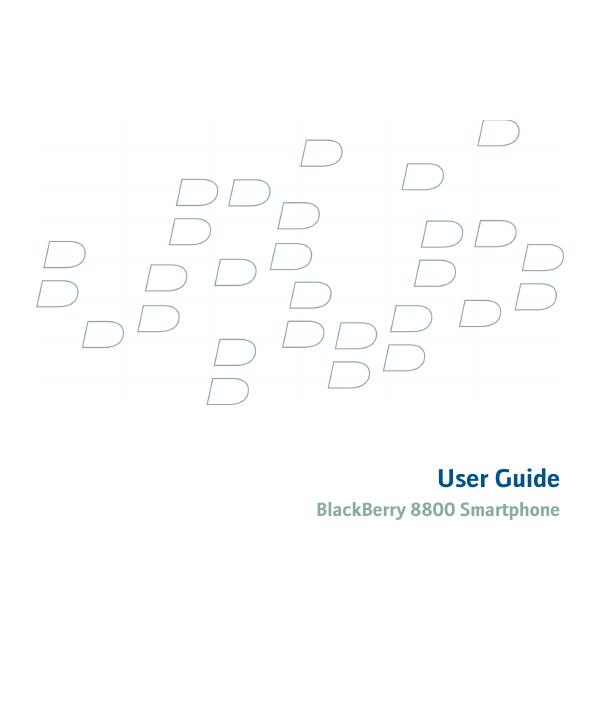BlackBerry 8800 Smartphone <em>入门</em>指南(1) 海报
