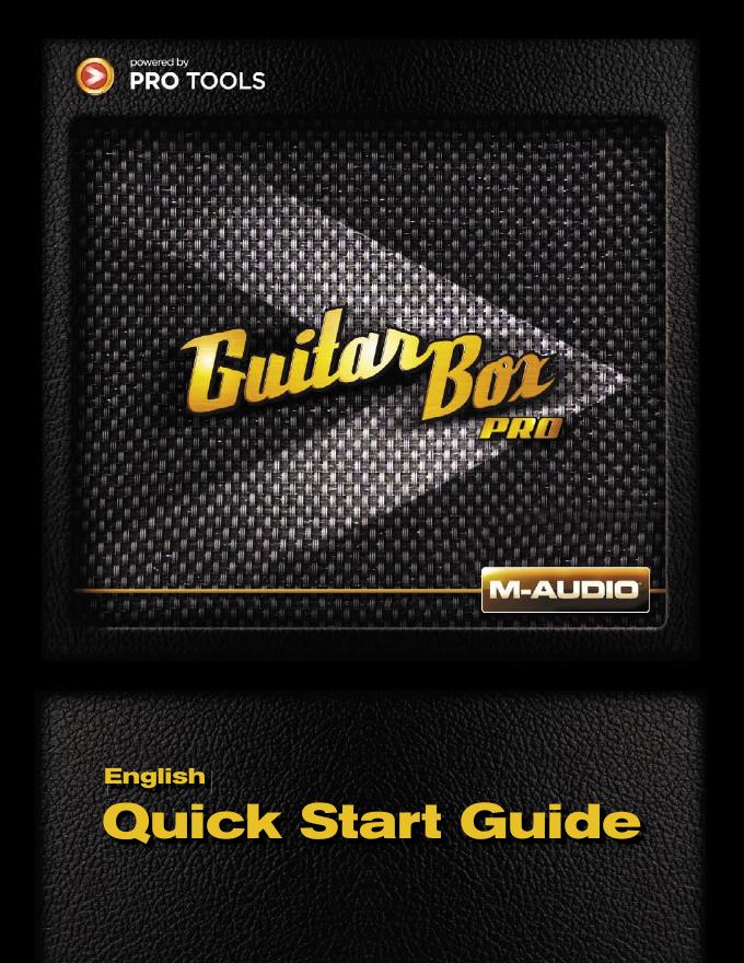 M-AUDIO Guitan Box PRO 快速<em>入门</em>指南 海报