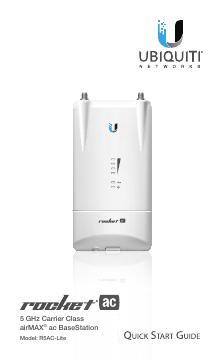 Ubiquiti Networks® Rocket®5ac Lite快速<em>入门</em>指南 海报