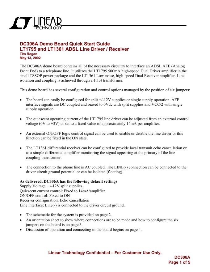 DC306A 快速<em>入门</em>指南 海报