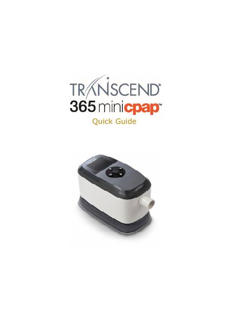 Transcend 365 miniCPAP快速<em>入门</em>指南 海报