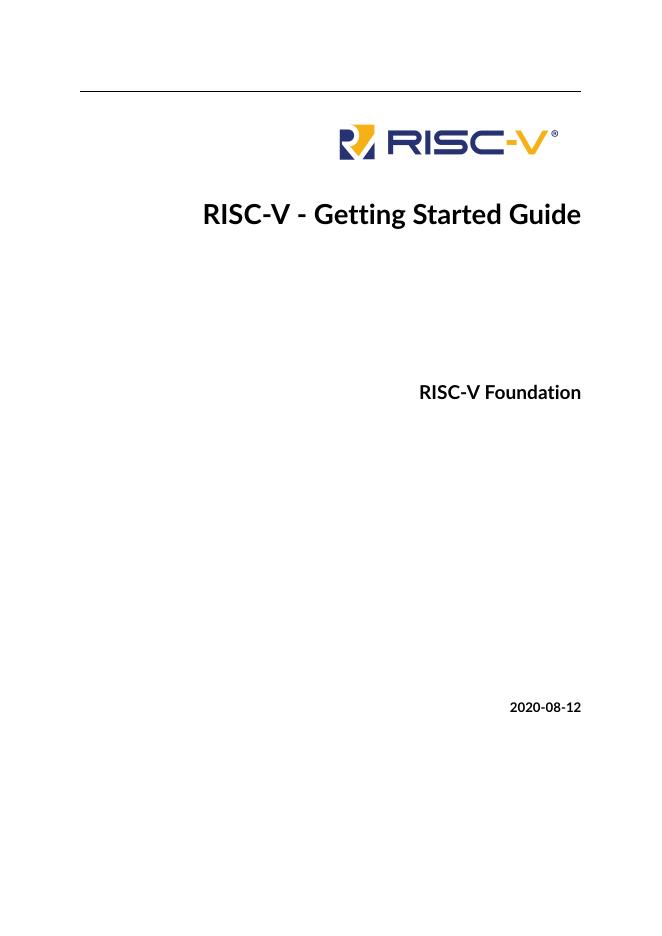 RISC-V <em>入门</em>指南 海报