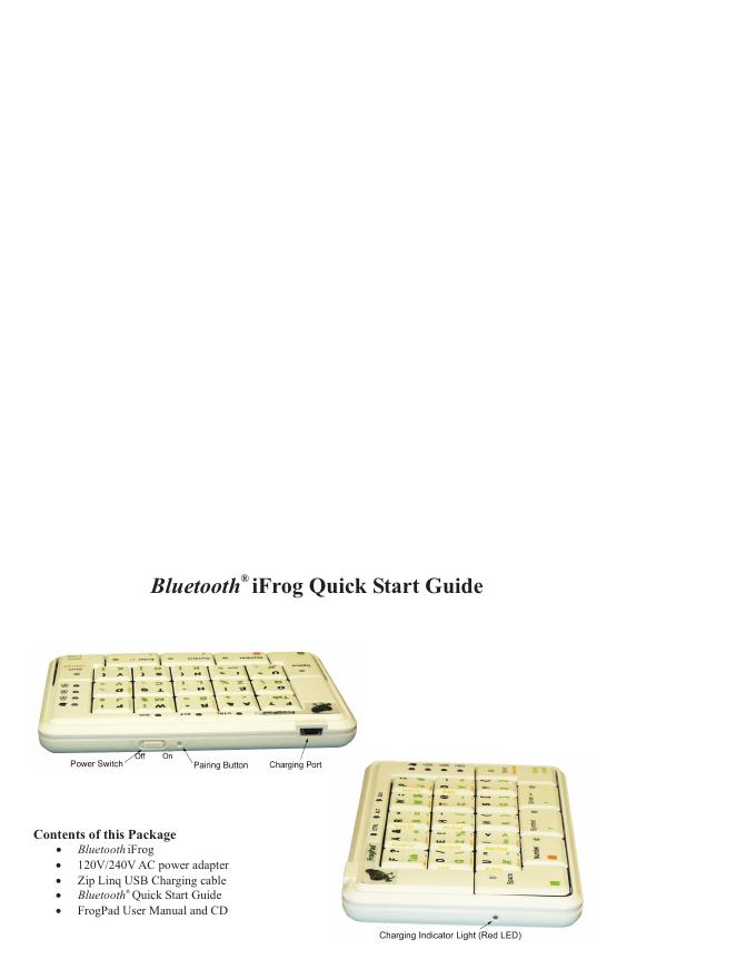 iFrog蓝牙鼠标快速<em>入门</em>指南 海报