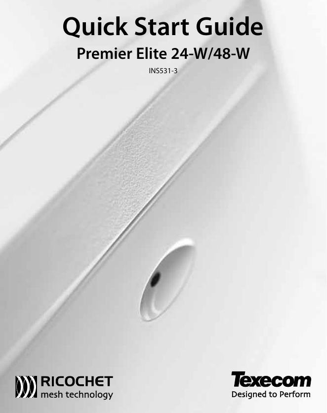 Premier Elite 24-W/48-W 快速<em>入门</em>指南 海报