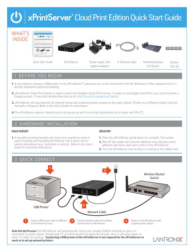 xPrintServer Cloud Print Edition快速<em>入门</em>指南 海报