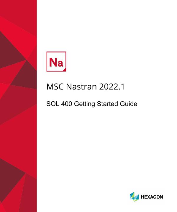 MSC Nastran 2022.1 SOL 400 <em>入门</em>指南 海报
