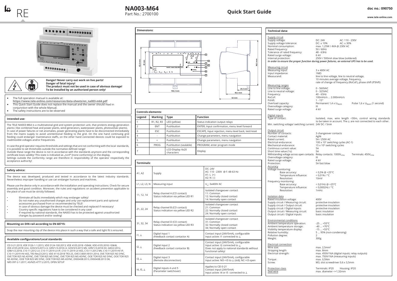 NA003-M64快速<em>入门</em>指南 海报