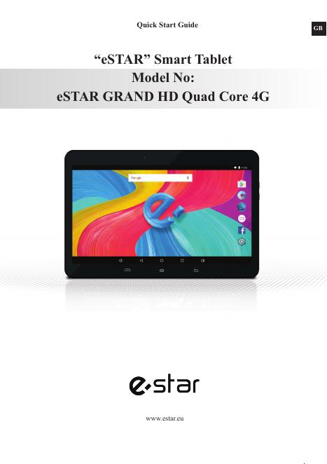 eSTAR GRAND HD Quad Core 4G 快速<em>入门</em>指南 海报