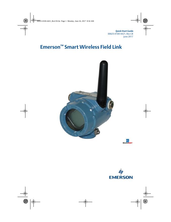 Smart Wireless Field Link快速<em>入门</em>指南 海报