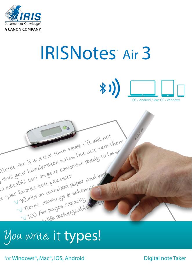 IRISNotes Air 3 快速<em>入门</em>指南 海报