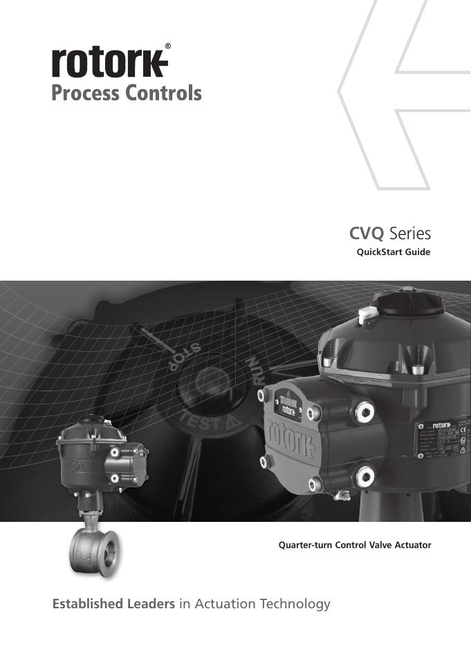 Rotork CVQ 系列快速<em>入门</em>指南 海报