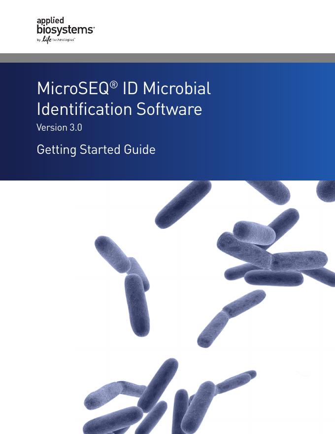 MicroSEQ® ID微生物鉴定软件3.0<em>入门</em>指南 海报