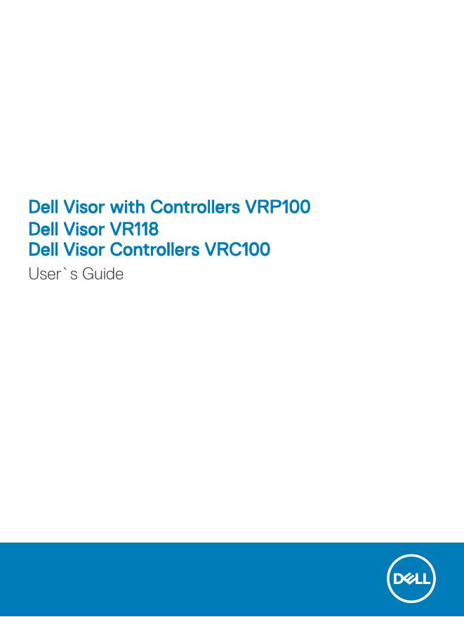 戴尔Visor <em>VR</em>118混合现实耳机用户指南 海报