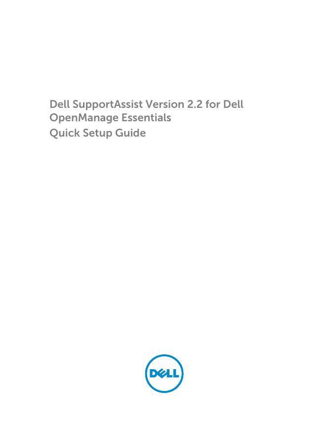 戴尔SupportAssist for OpenManage Essentials快速<em>入门</em>指南 海报