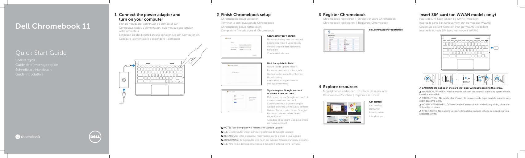 戴尔 Chromebook 11 快速<em>入门</em>指南 海报
