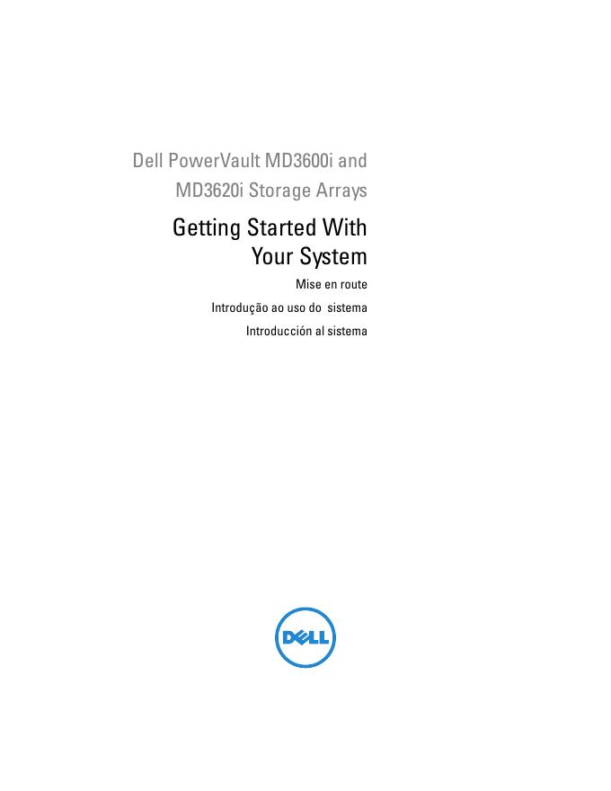 戴尔PowerVault MD3600i和MD3620i存储阵列<em>入门</em>指南 海报