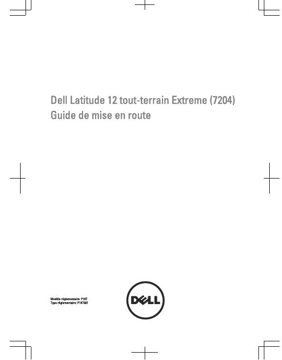 戴尔 Latitude 12 全地形 Extreme（7204）快速<em>入门</em>指南 海报