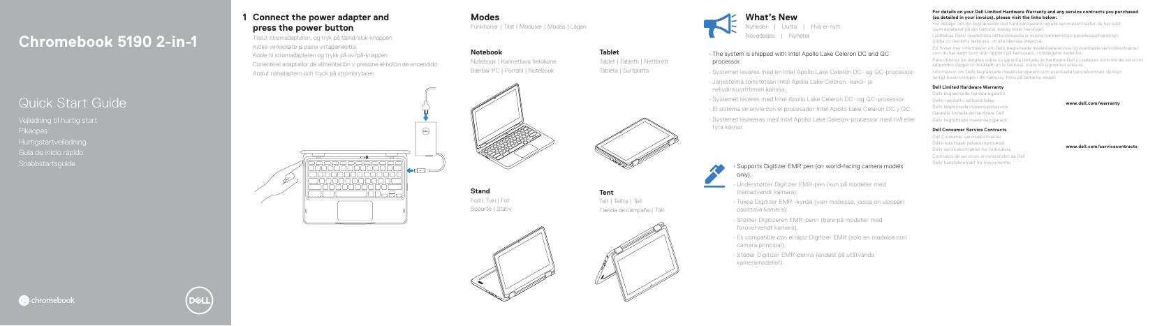Chromebook 5190 2合1快速<em>入门</em>指南 海报