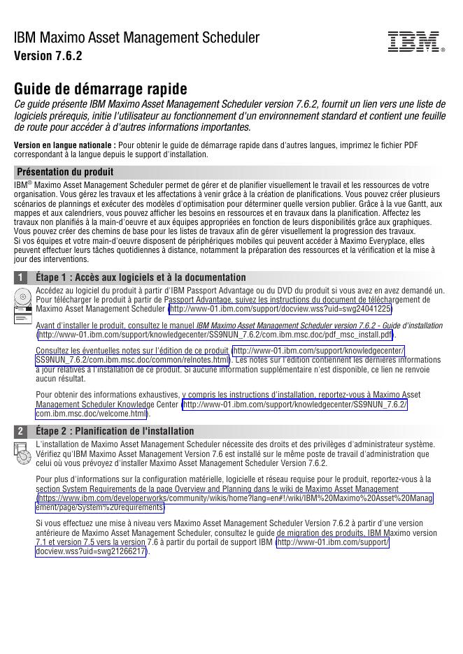 IBM Maximo Asset Management Scheduler 7.6.2 快速<em>入门</em>指南 海报