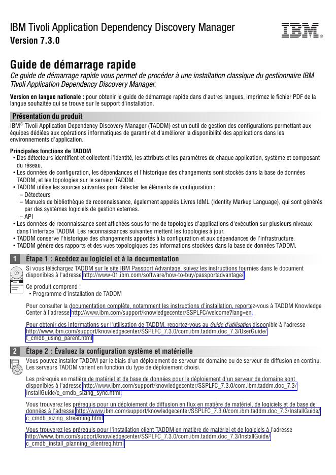 IBM Tivoli Application Dependency Discovery Manager 7.3.0快速<em>入门</em>指南 海报