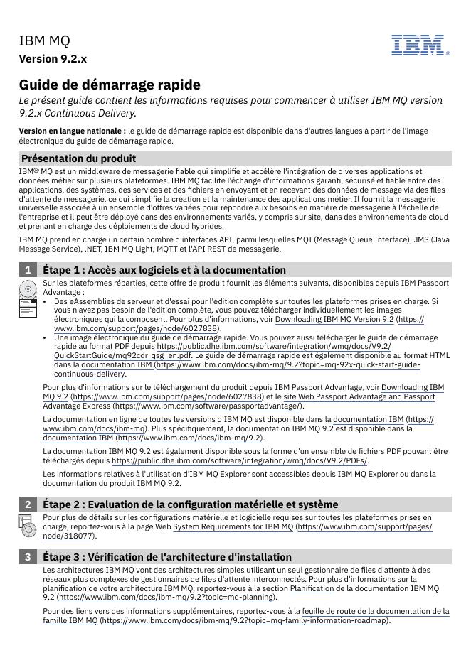 IBM MQ 9.2.x 快速<em>入门</em>指南 海报