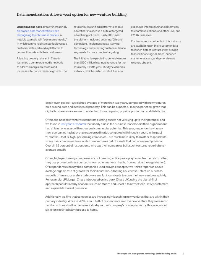 麦肯锡：2025年企业创业制胜之道：序列构建与人工智能报告（英文版）_第6页