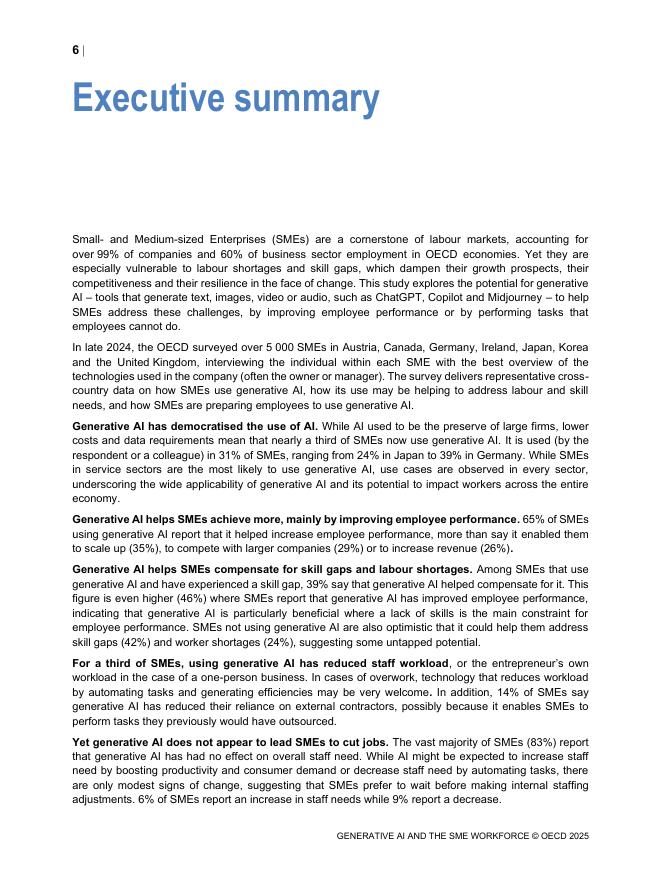 OECD经合组织：2025年生成式人工智能与中小企业劳动力研究报告（英文版）_第8页