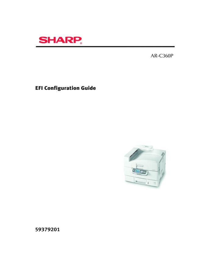 SHARP <em>AR</em>-C360P EFI Configuration Guide 海报