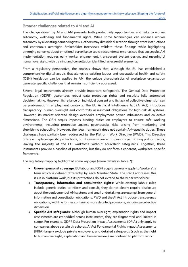 欧洲议会：数字化、人工智能和算法管理在工作场所：塑造工作的未来（英文版）_第7页