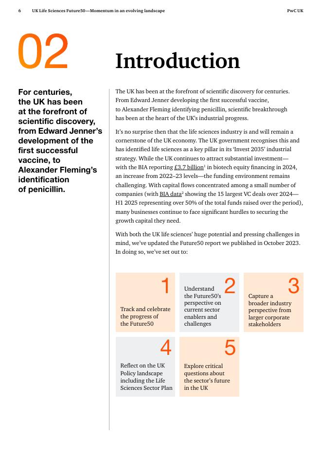普华永道：2025年未来英国生命科学50强报告：演进格局中的发展动能（英文版）_第6页