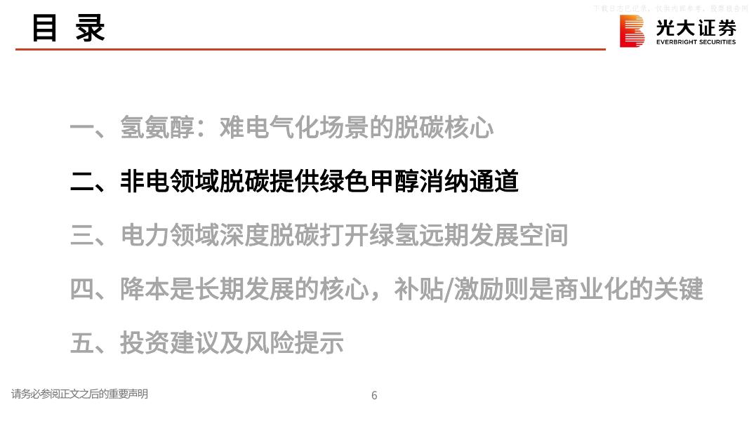 光大证券：氢氨醇，碳中和背景下不可低估的新市场-碳中和领域动态追踪（一百六十四）_第7页