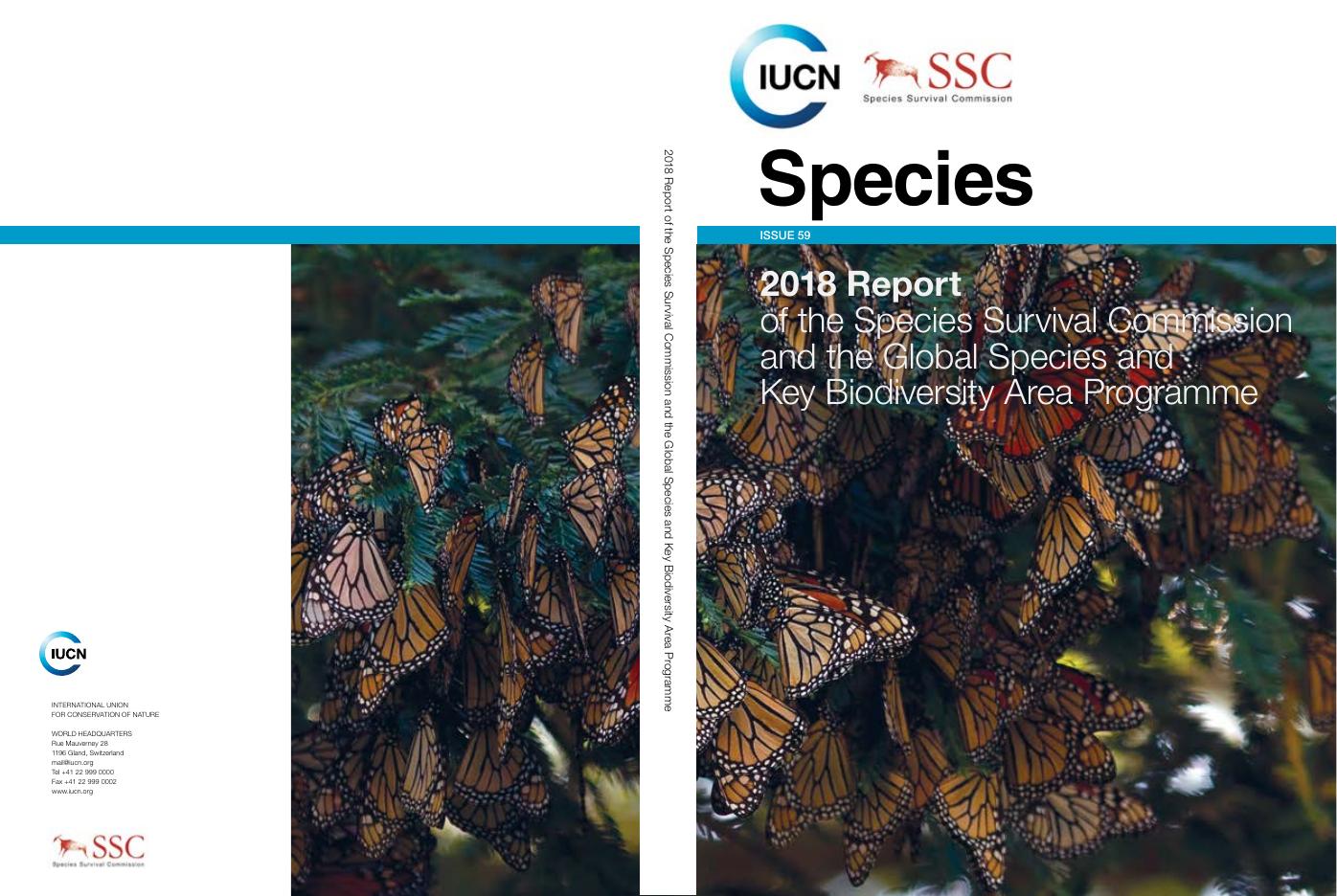 世界自然保护联盟IUCN：2018年物种生存委员会年度报告（英文版）