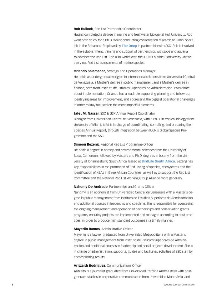 世界自然保护联盟IUCN：2018年物种生存委员会年度报告（英文版）_第10页
