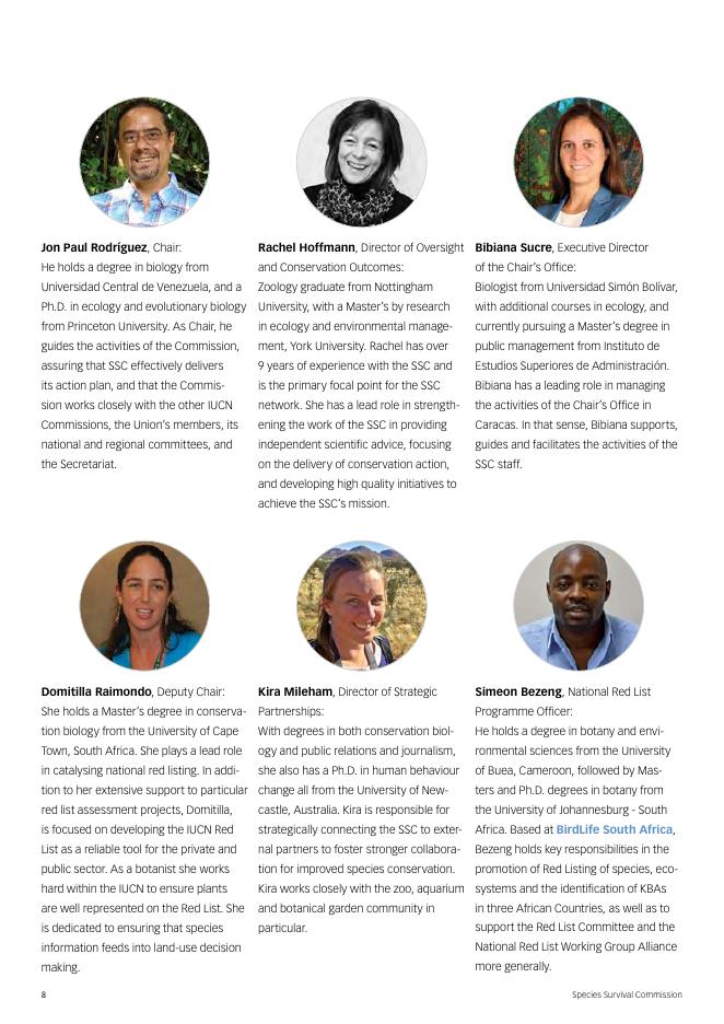 世界自然保护联盟IUCN：2016-2017年物种生存委员会年度报告（英文版）_第10页