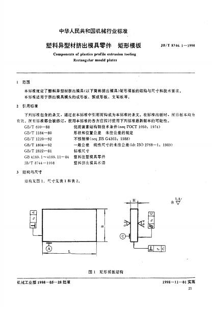 JB/T 8746.1～.7-1998 标准预览