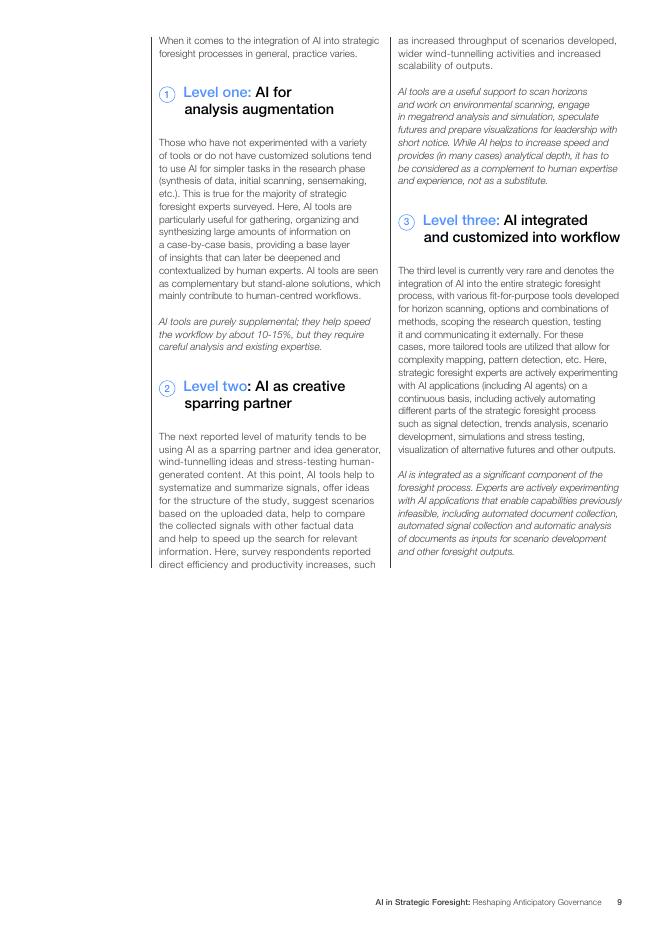 OECD经合组织：2025人工智能在战略前瞻中的应用：重塑前瞻治理白皮书（英文版）_第9页
