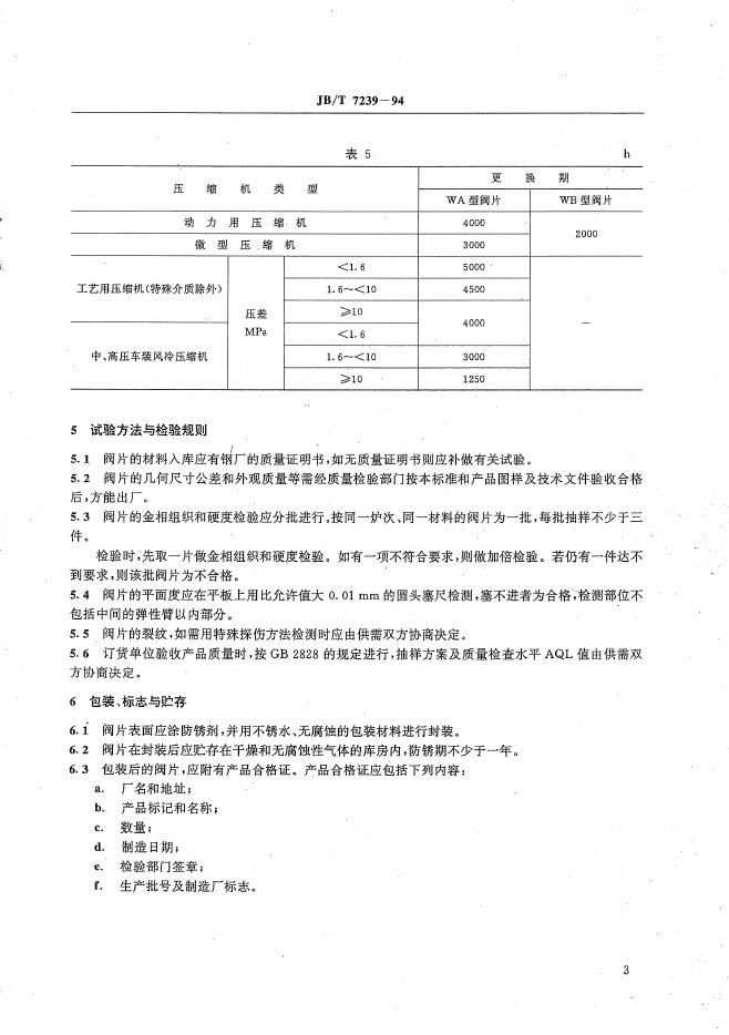 JB/T 7239-1994 标准预览
