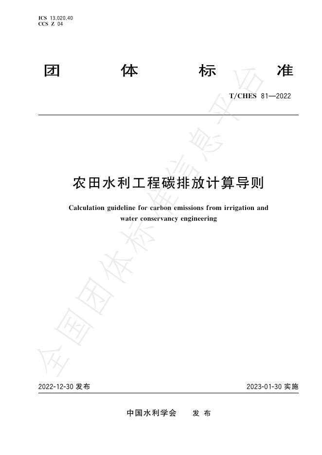 T/CHES 81-2022 标准预览