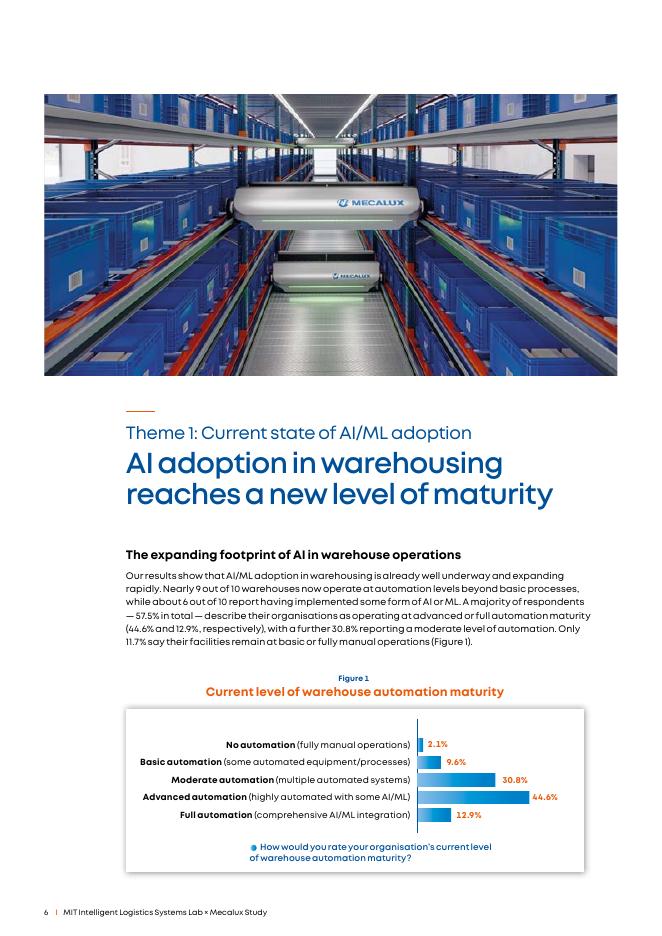 Mecalux&MIT：2025人工智能在仓储领域中的应用状况研究报告（英文版）_第6页