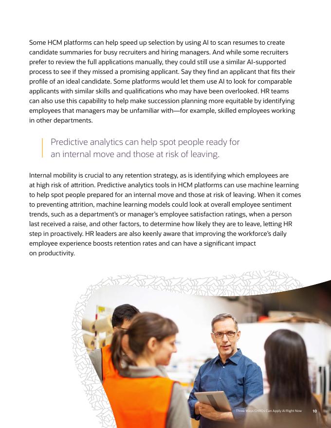 Oracle：2024年首席人力资源官立即可采用AI的三种方式报告（英文版）_第10页