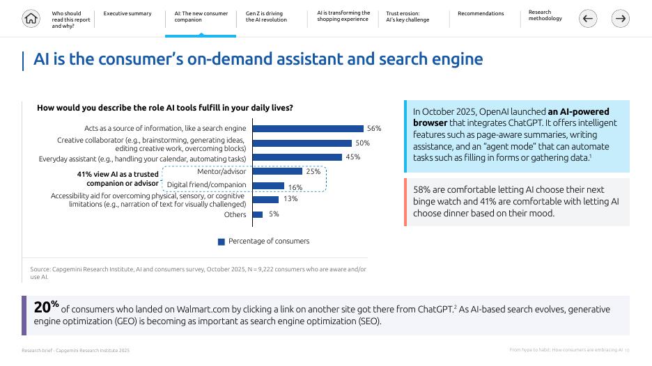 凯捷Capgemini：2025年从炒作到习惯-消费者如何接受人工智能报告（英文版）_第10页